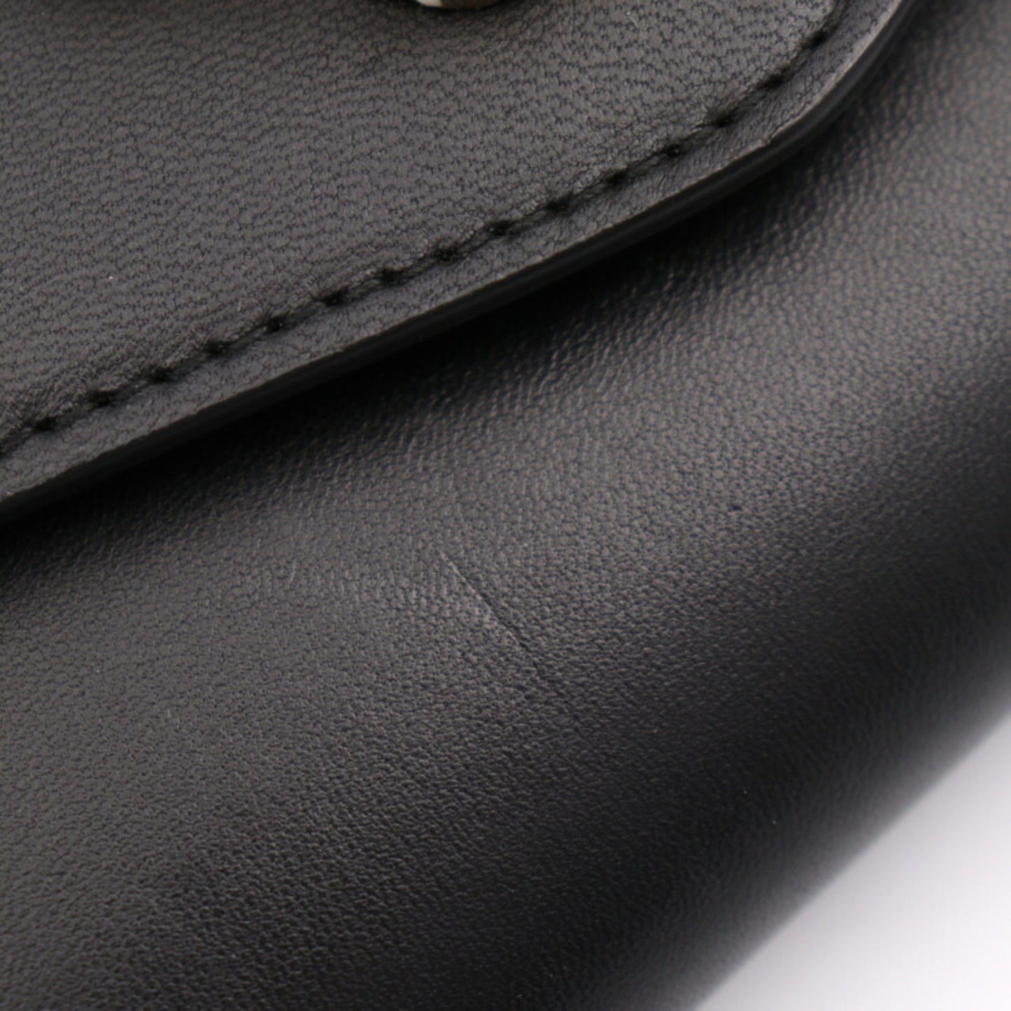 Gucci Black Leather Clutch Bag ()