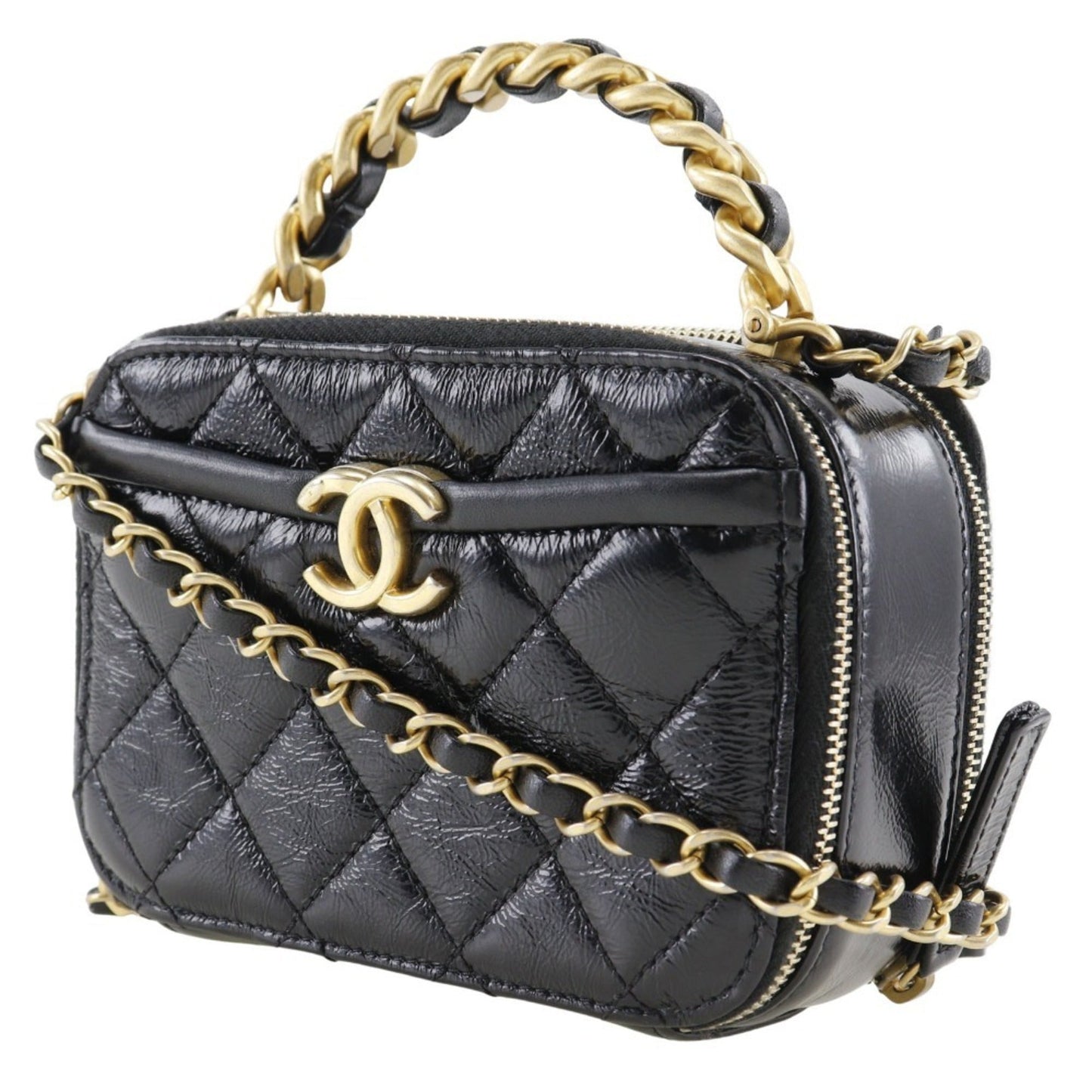 Chanel Black Leather Handbag ()