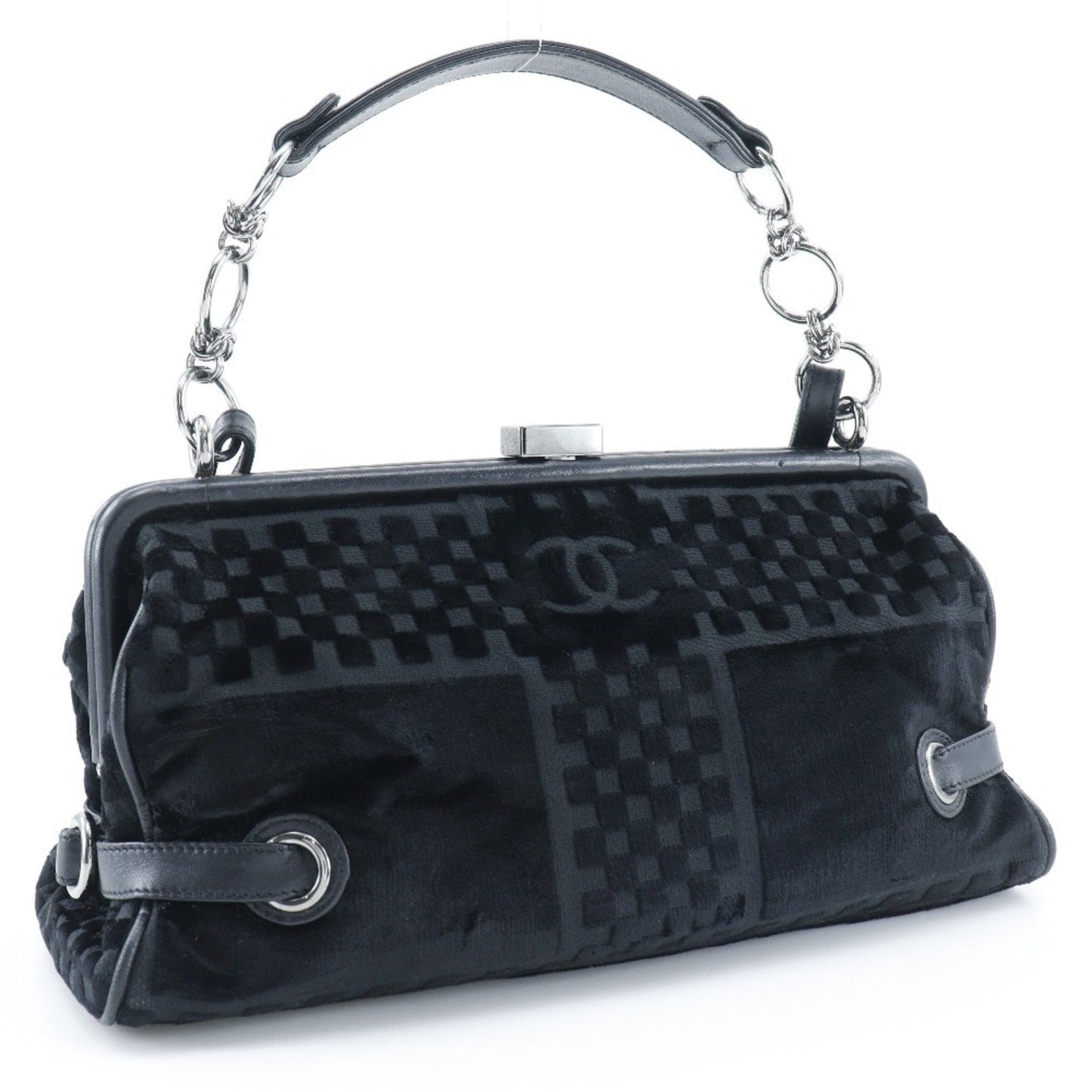 Chanel Black Leather Shoulder Bag ()