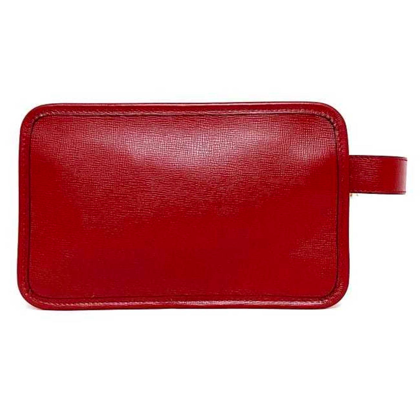 Gucci Red Color Leather Clutch Bag Handbag ()