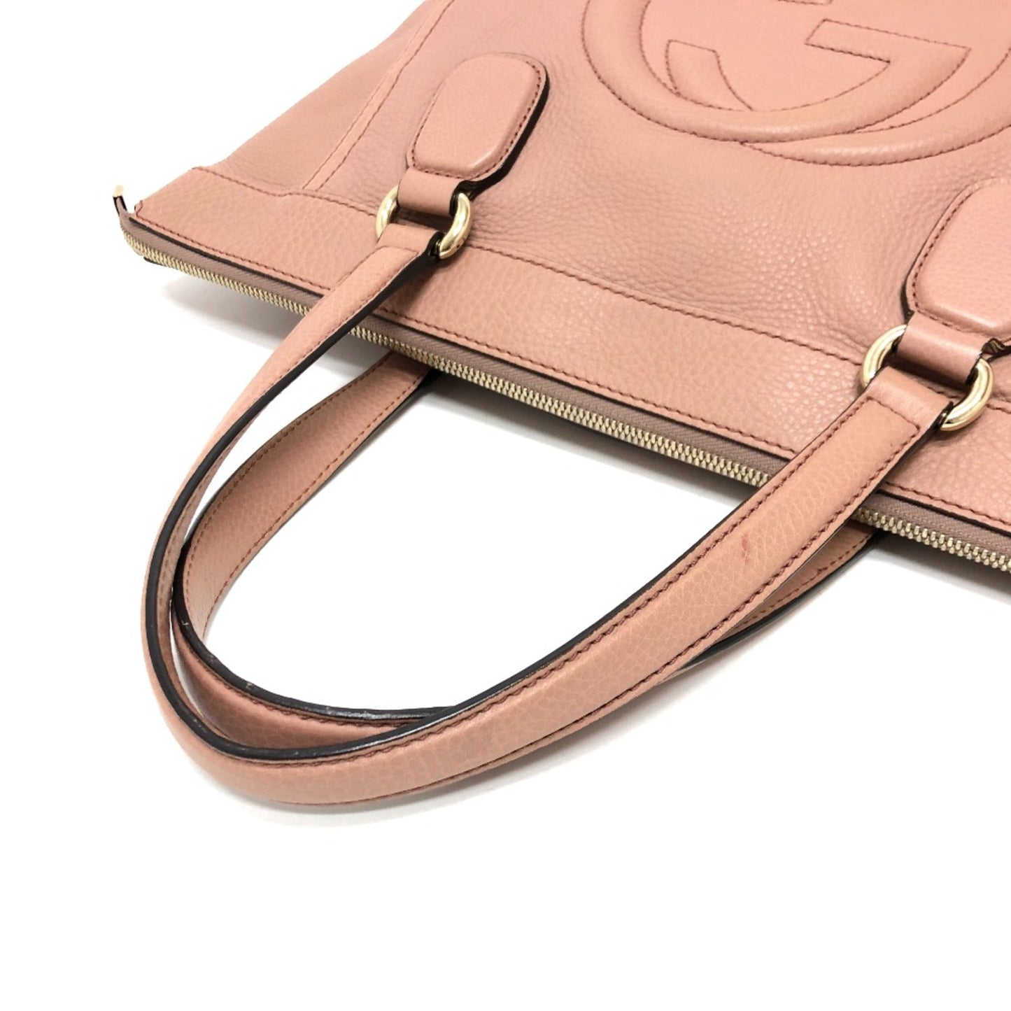 Gucci Beige Leather Handbag ()