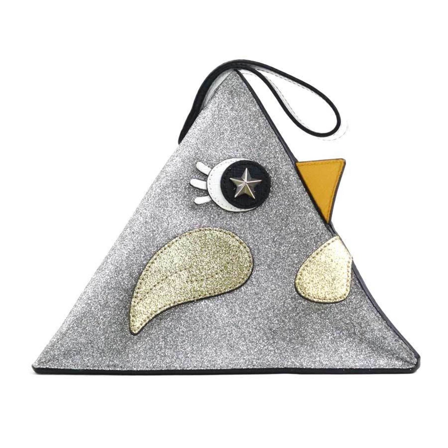 Gucci Multi-Color Silver Leather Handbag ()