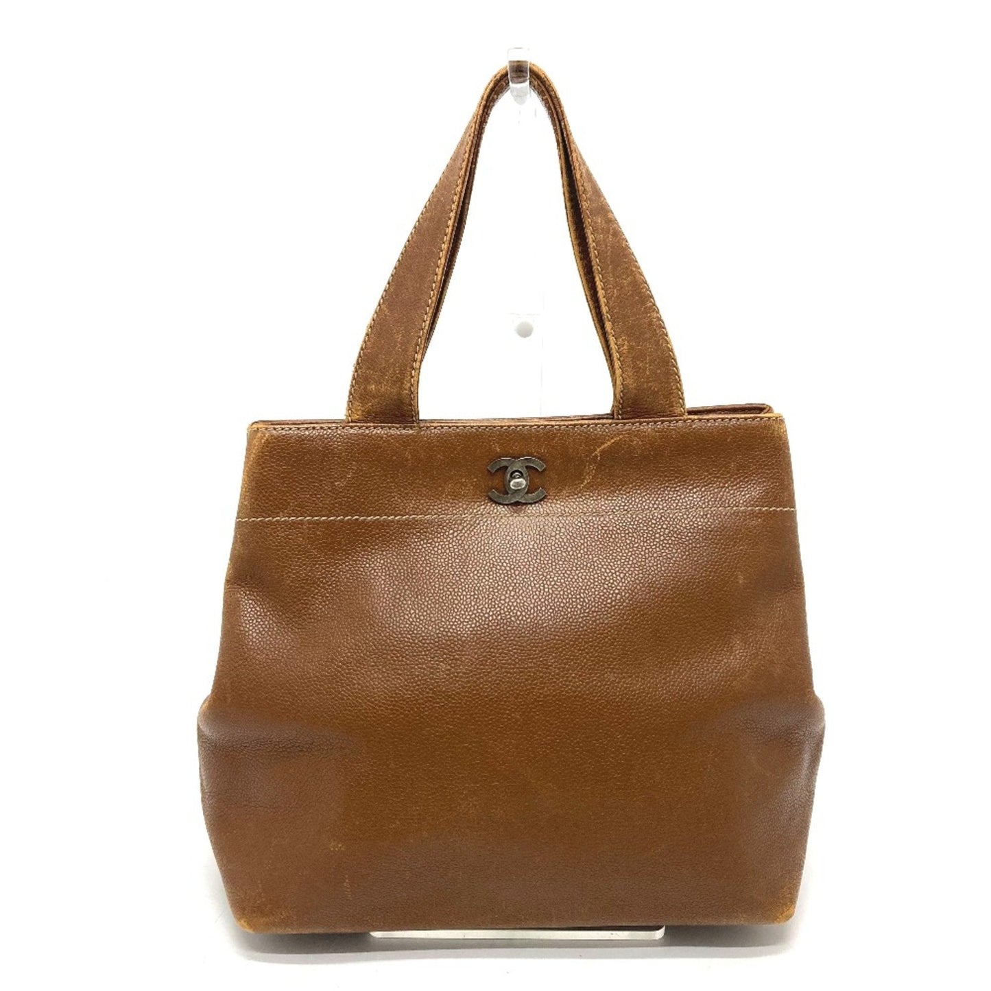 Chanel Brown Leather Tote Bag ()