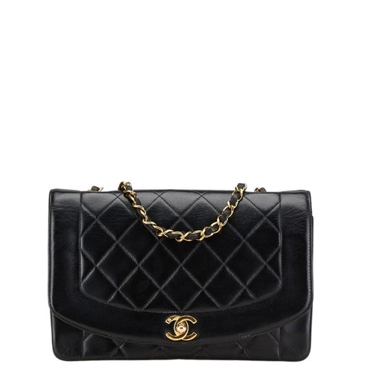 Chanel Black Leather Shoulder Bag ()