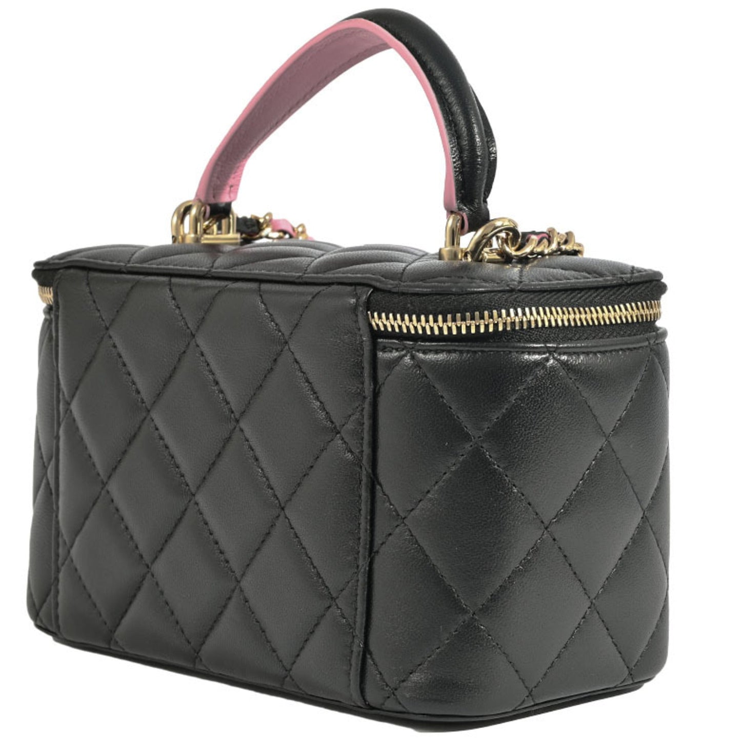 Chanel Black Leather Shoulder Bag ()