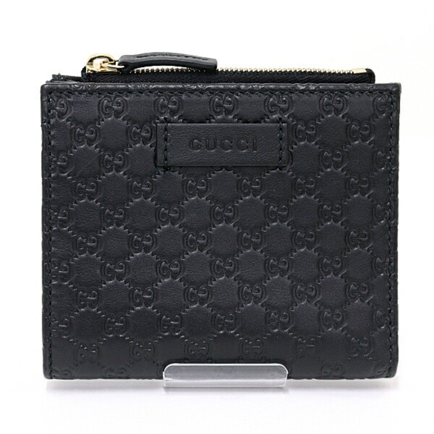 Gucci Black Pink White Yellow Leather Wallet (Bi-Fold) ()