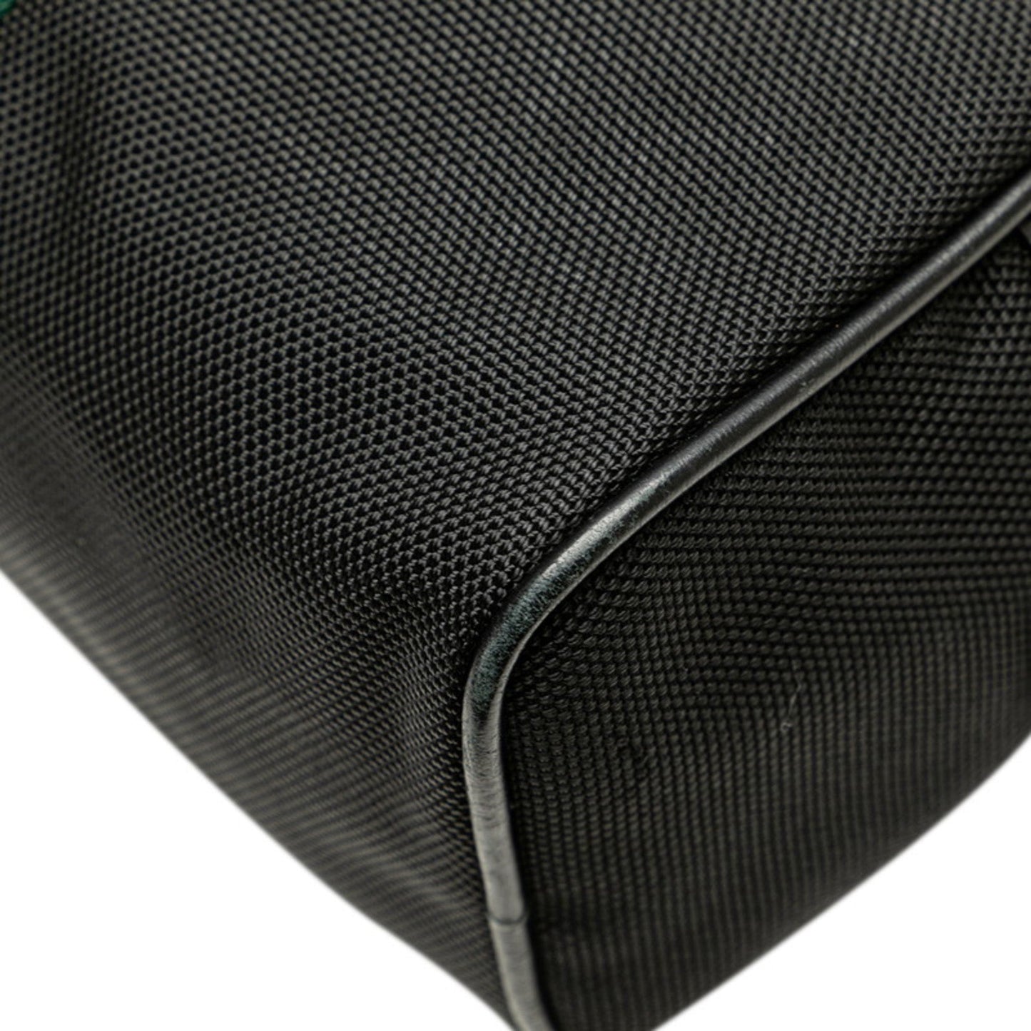 Gucci Black Canvas Leather Clutch Bag ()