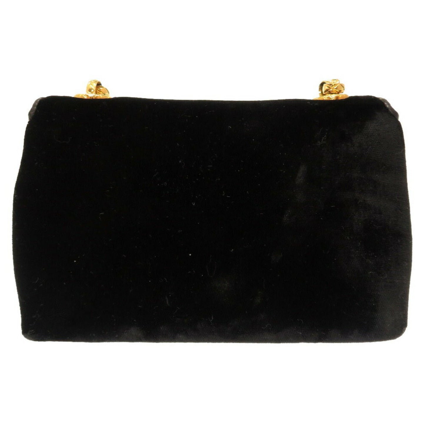 Chanel Black Suede Shoulder Bag ()