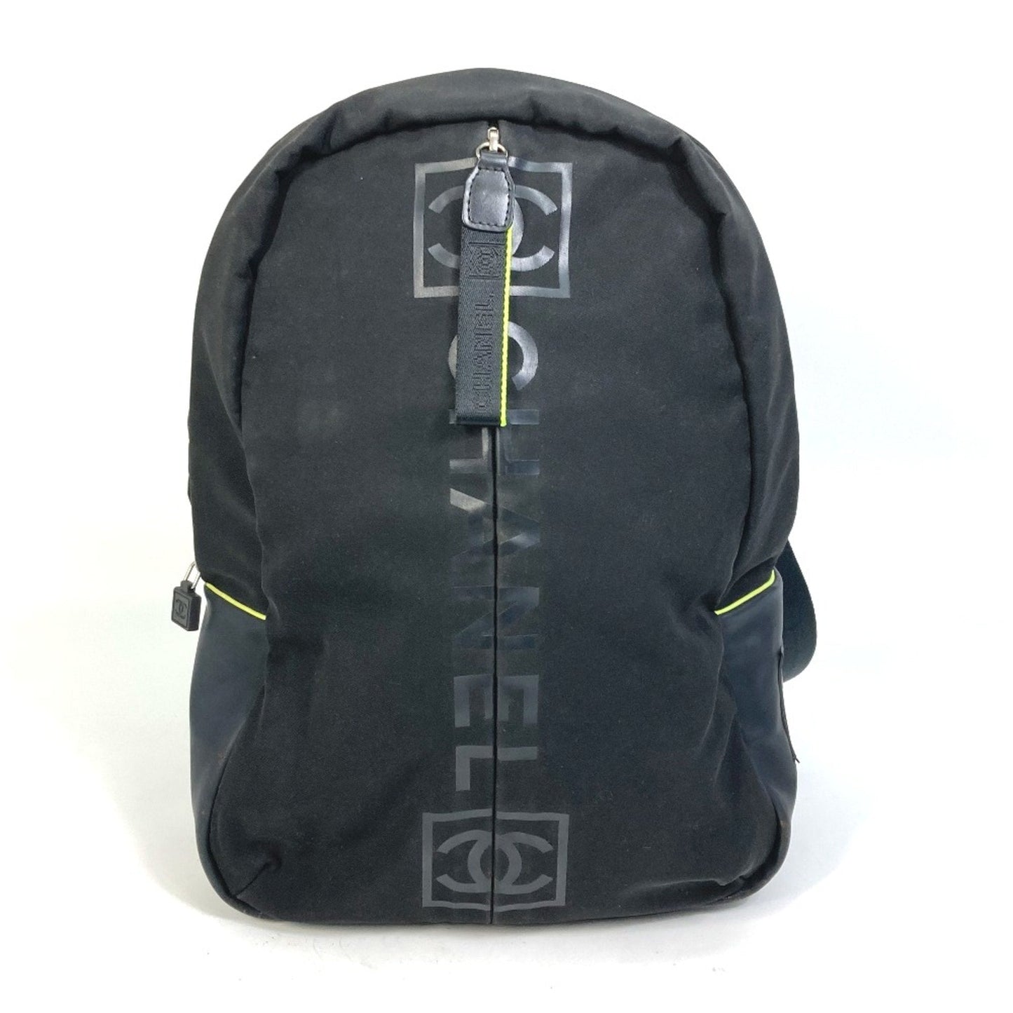 Chanel Black Cloth Backpack ()
