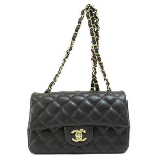 Chanel Black Leather Shoulder Bag ()
