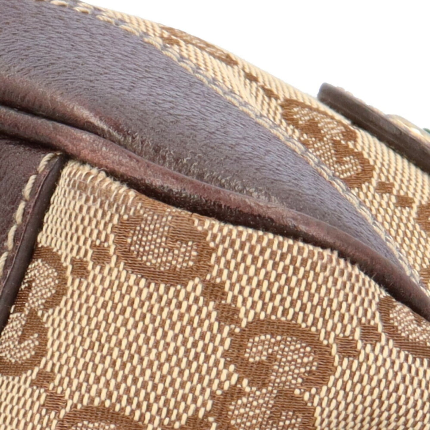 Gucci Beige Brown Gg Canvas Shoulder Bag ()