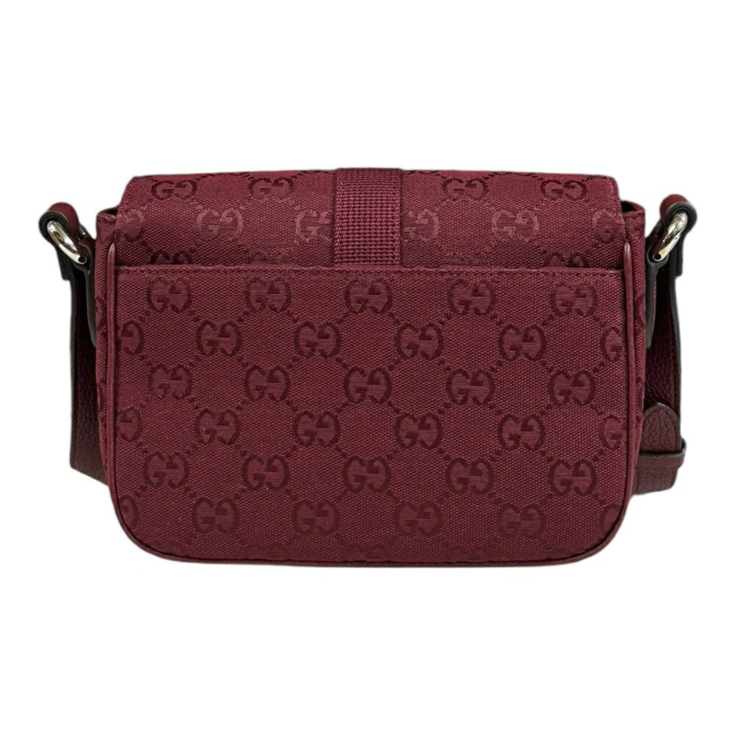 Gucci Gg Canvas Red Color Gg Canvas Shoulder Bag ()
