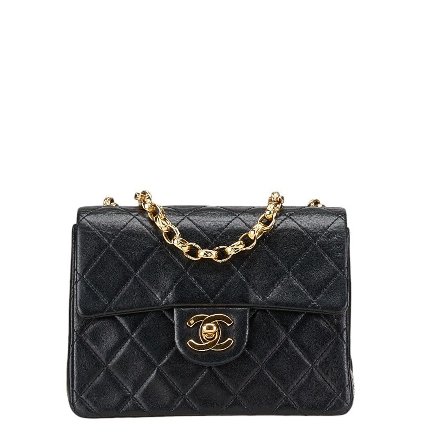 Chanel Black Leather Shoulder Bag ()