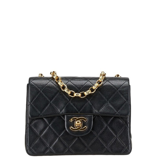 Chanel Black Leather Shoulder Bag ()