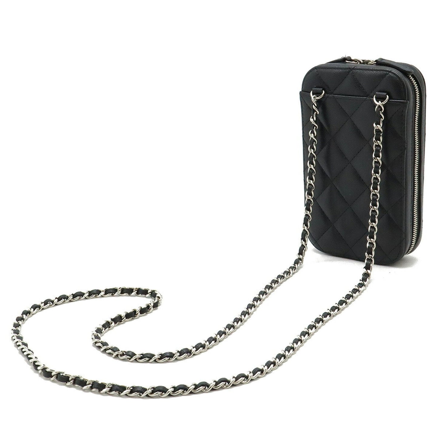 Chanel Black Leather Shoulder Bag ()