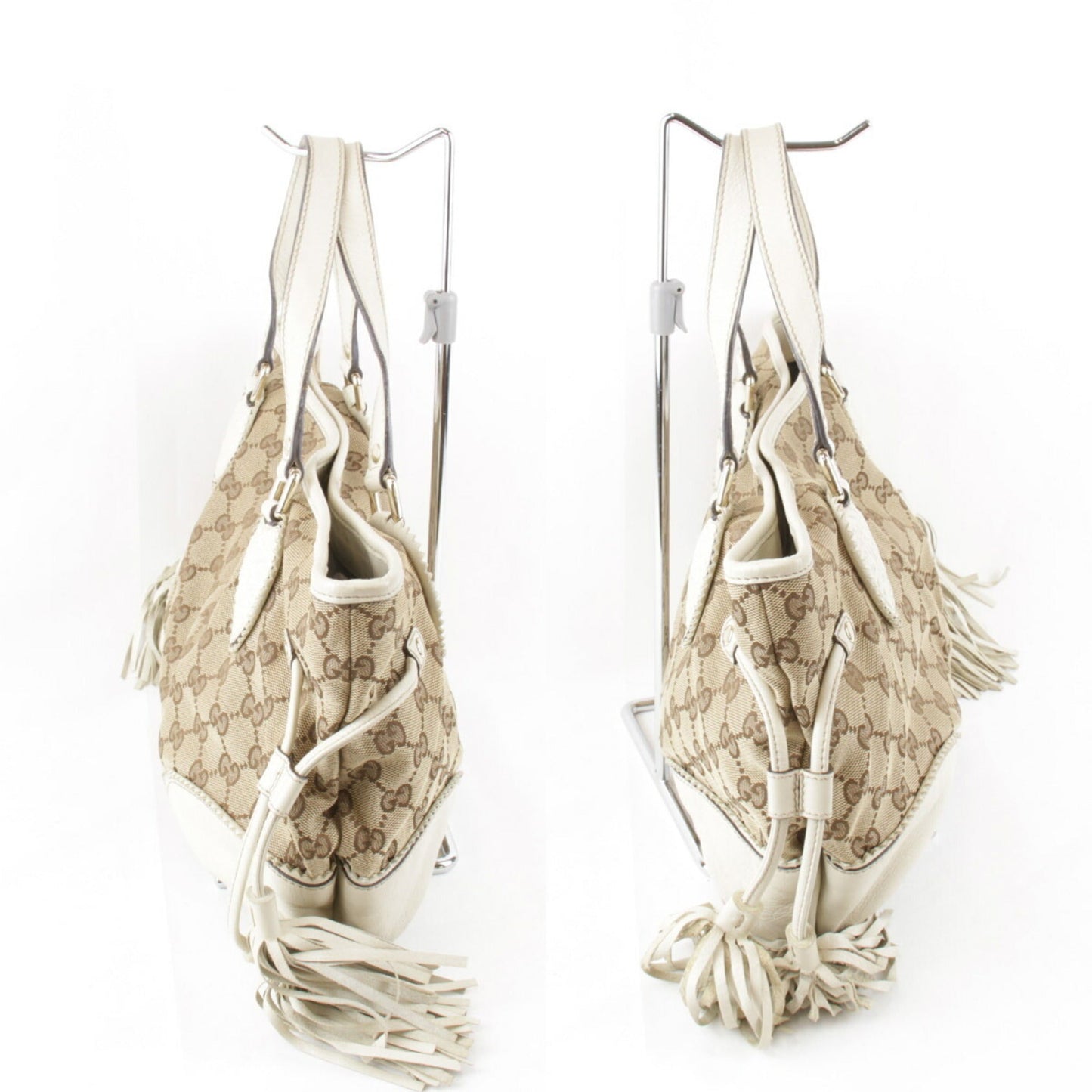 Gucci Beige Gg Canvas Tote Bag ()