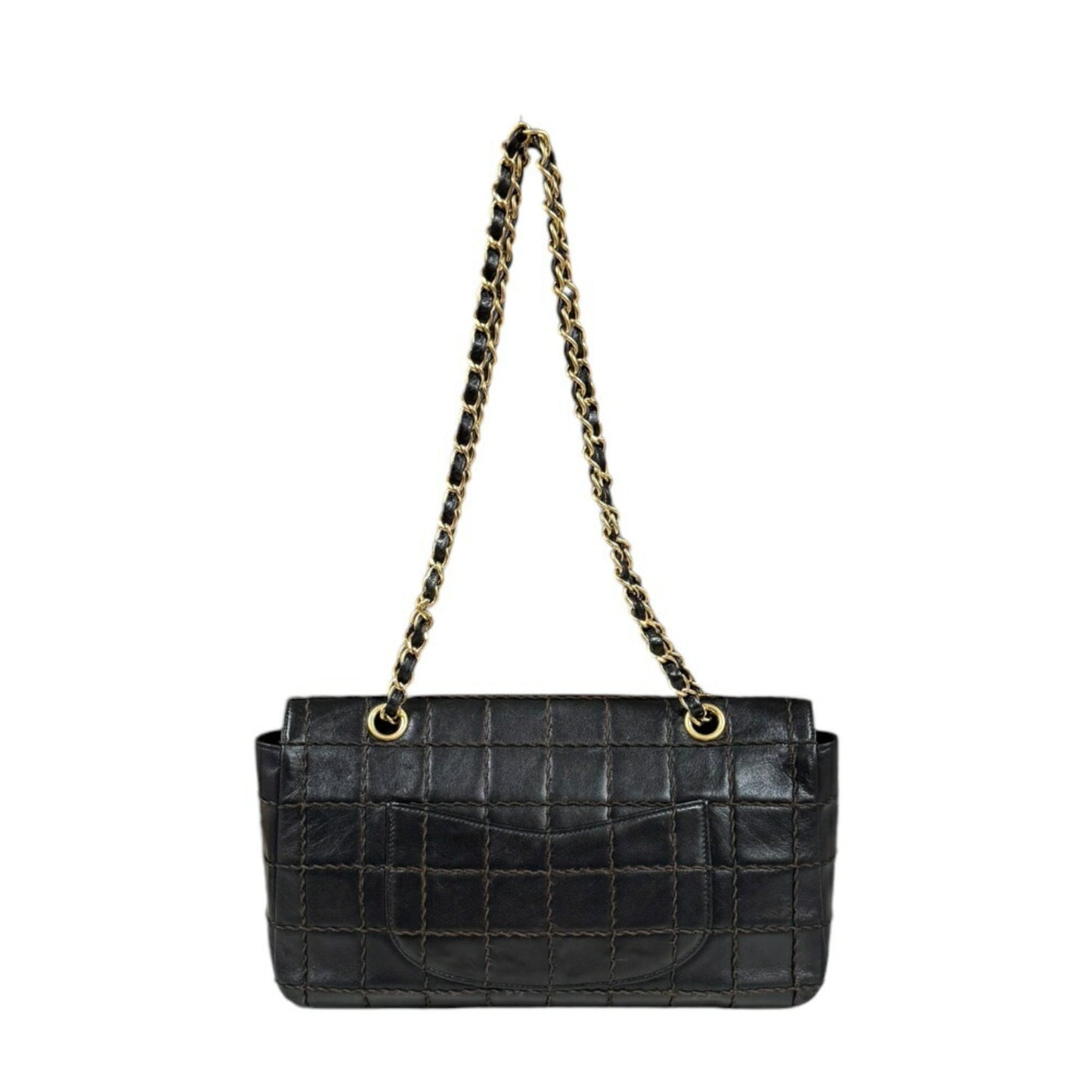 Chanel Black Leather Shoulder Bag ()