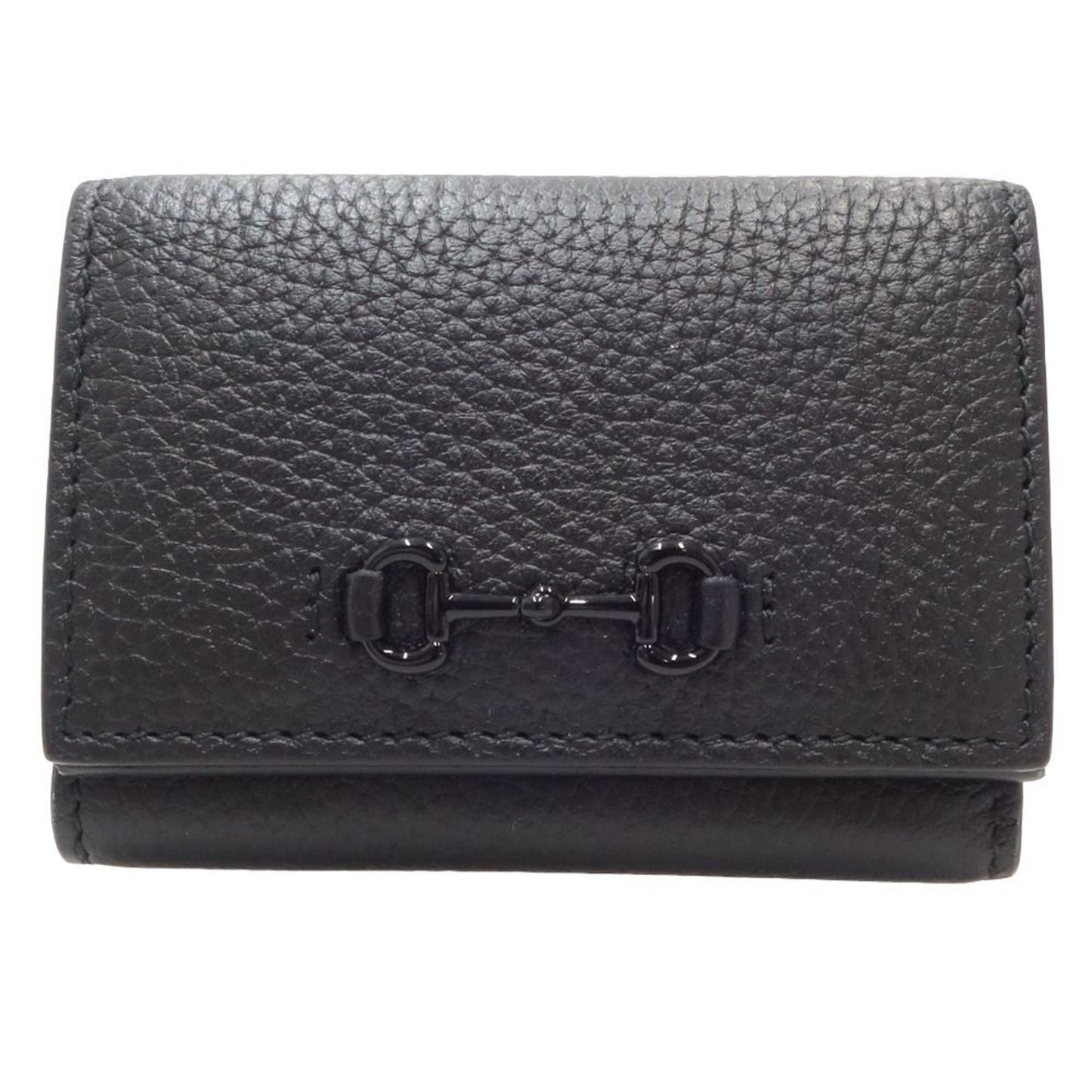 Gucci Black Leather Wallet (Tri-Fold) ()