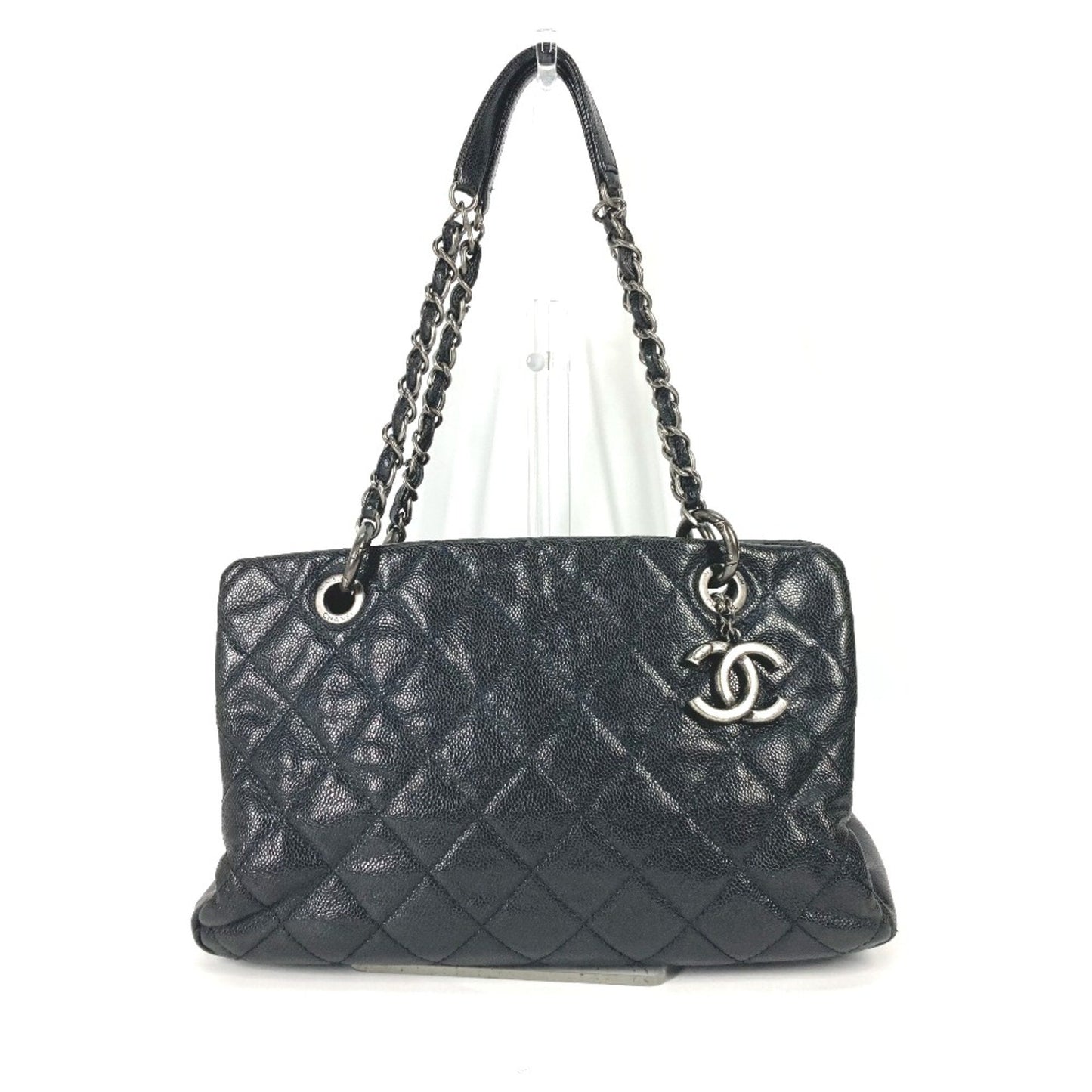 Chanel Black Leather Shoulder Bag ()