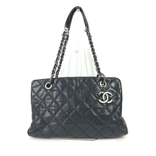 Chanel Black Leather Shoulder Bag ()