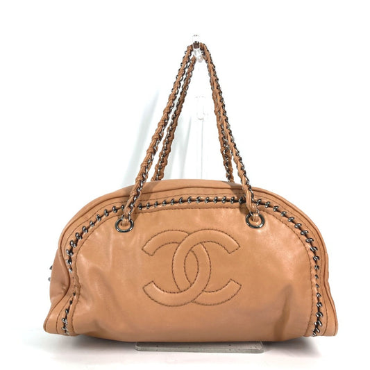 Chanel Brown Leather Shoulder Bag ()