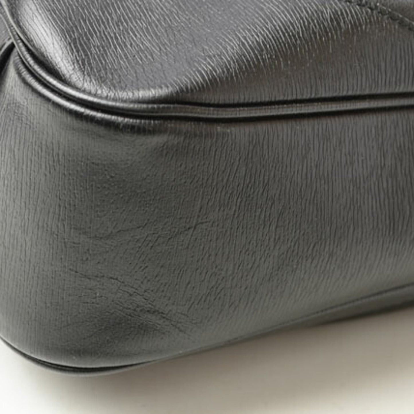 Gucci Black Leather Handbag Shoulder Bag ()