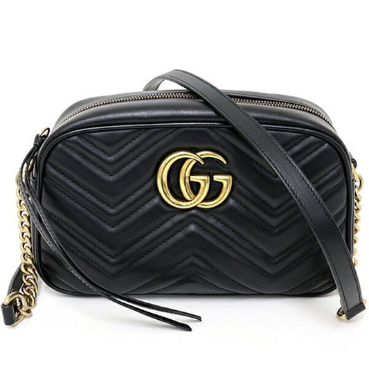 Gucci Black Quilting Leather Shoulder Bag ()
