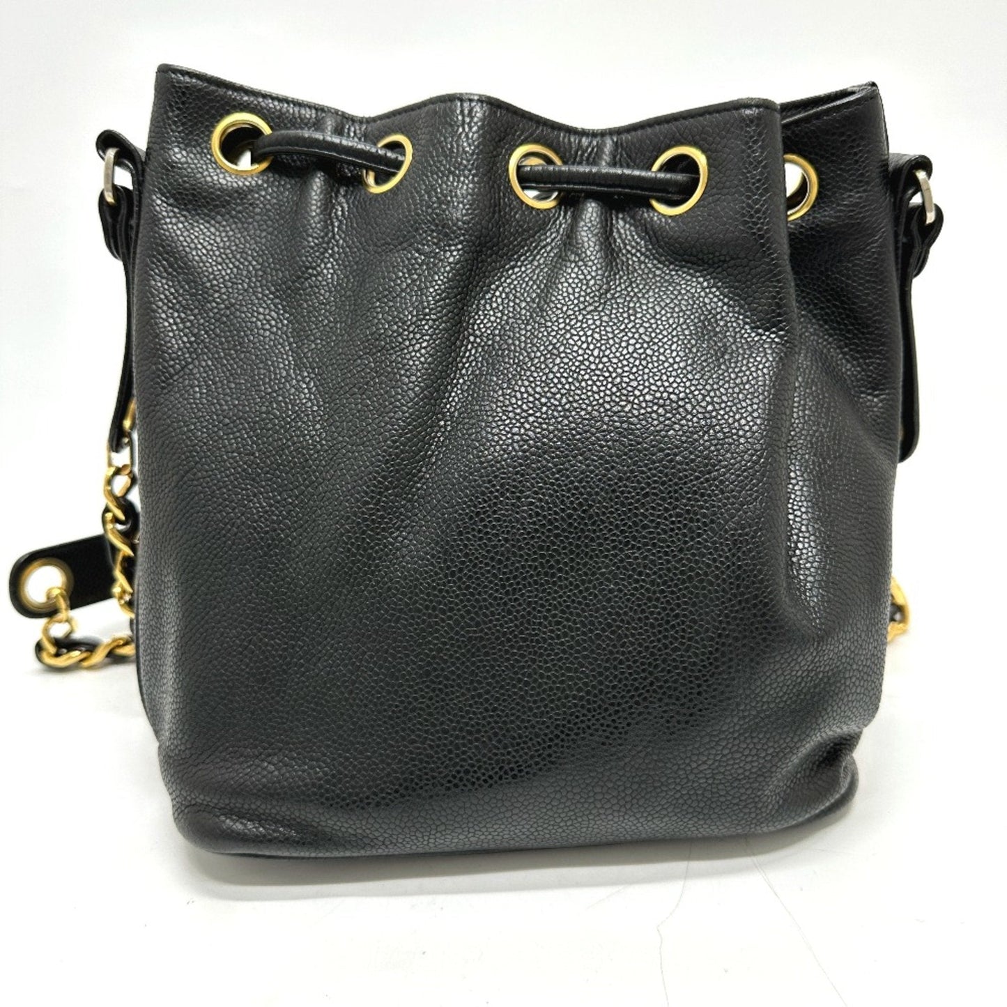 Chanel Black Leather Shoulder Bag ()