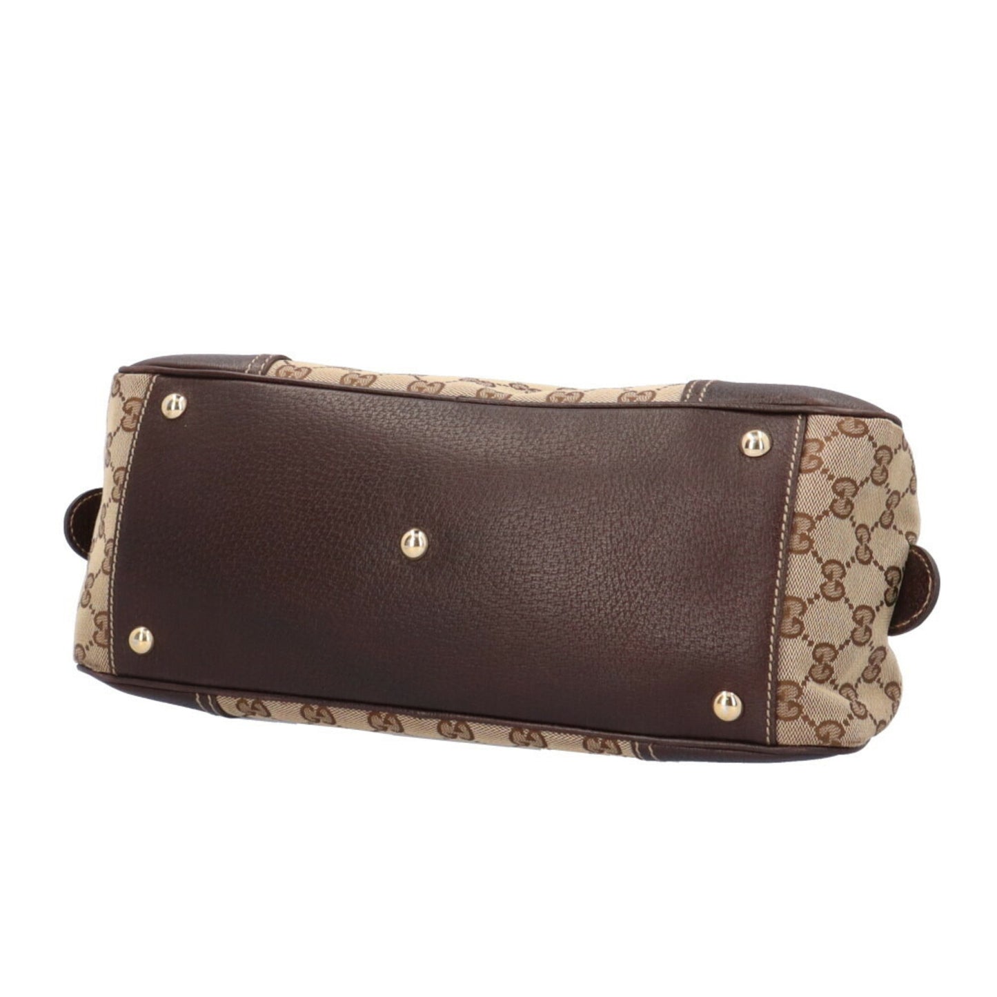 Gucci Beige Brown Gg Canvas Shoulder Bag ()