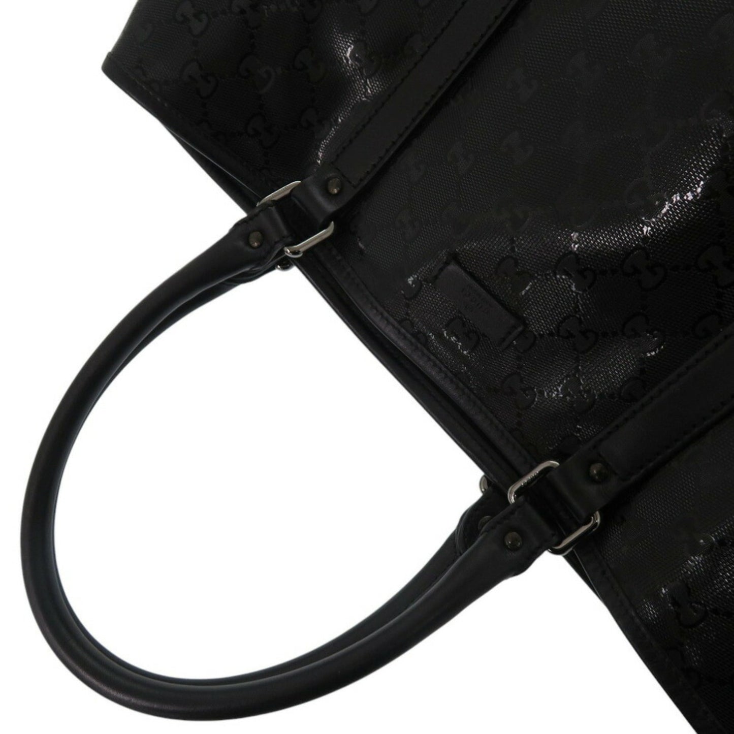 Gucci Black Pvc Tote Bag ()