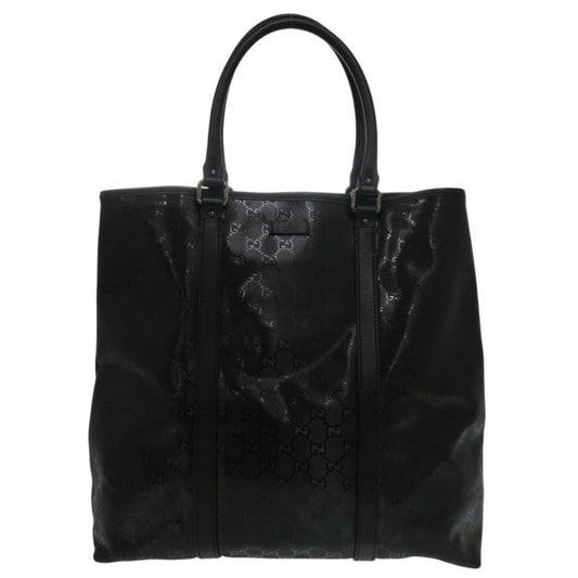 Gucci Black Pvc Tote Bag ()