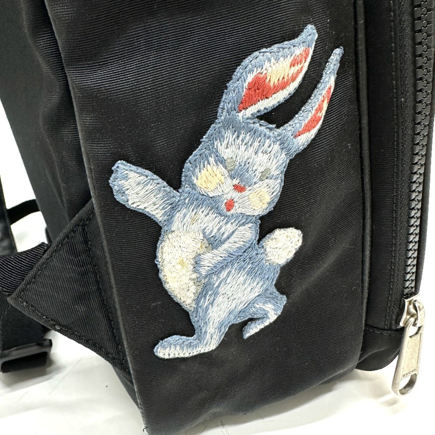 Gucci Black Canvas Backpack ()