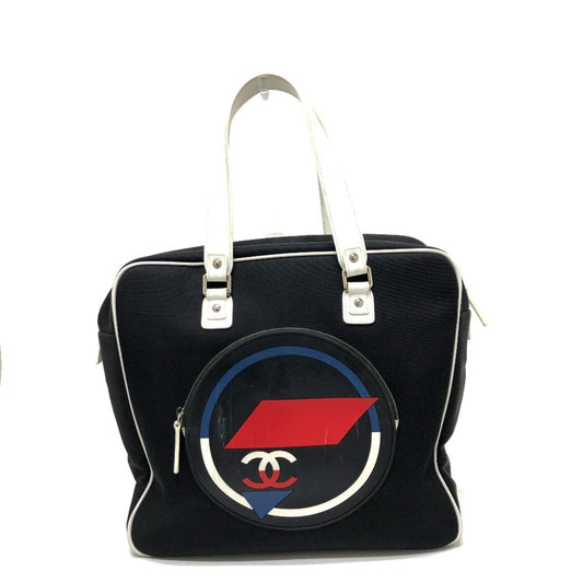 Chanel Black Cloth Shoulder Bag ()