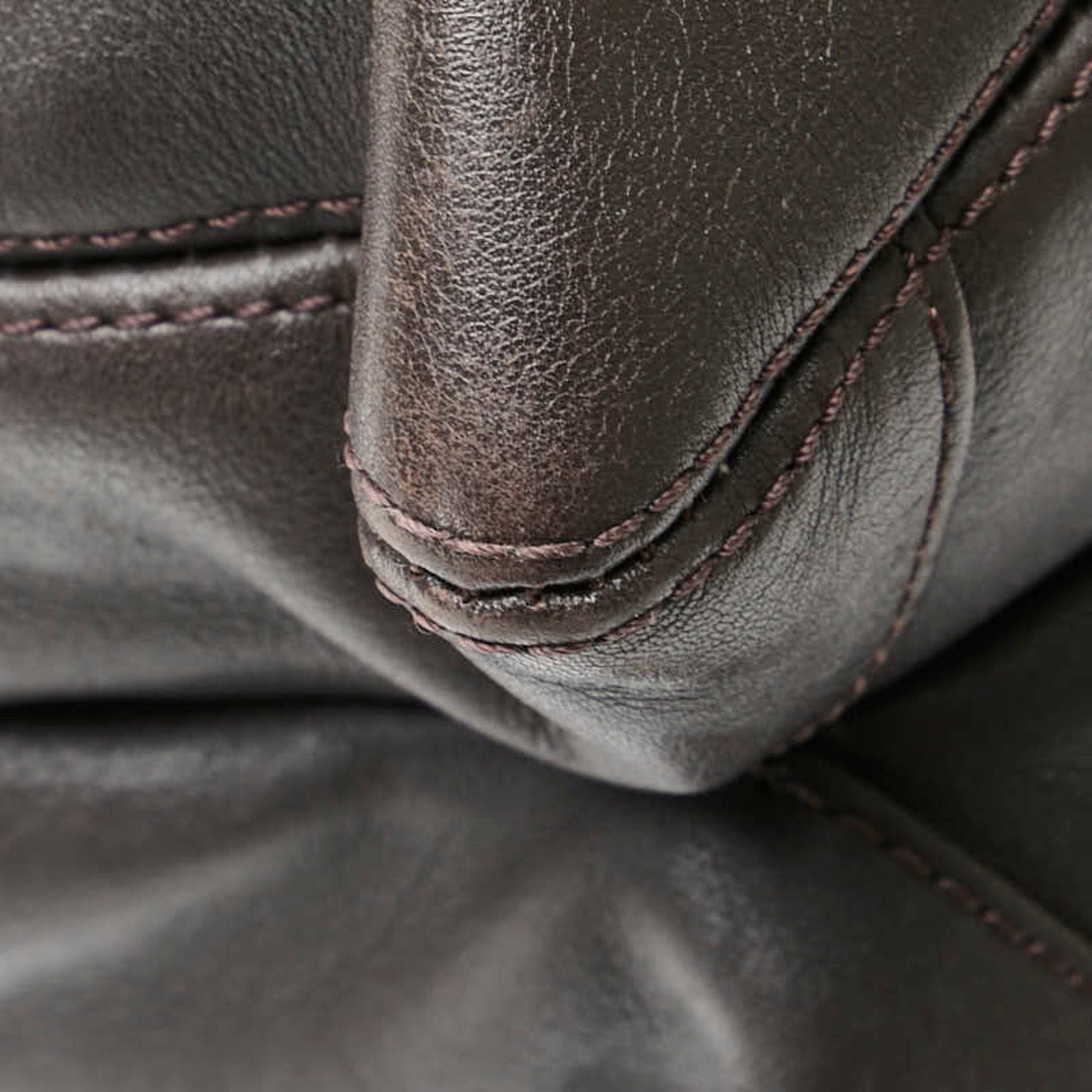 Chanel Brown Leather Shoulder Bag Tote Bag ()