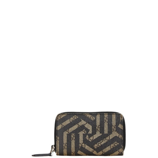 Gucci Beige Black Pvc Leather Coin Purse/Coin Case ()