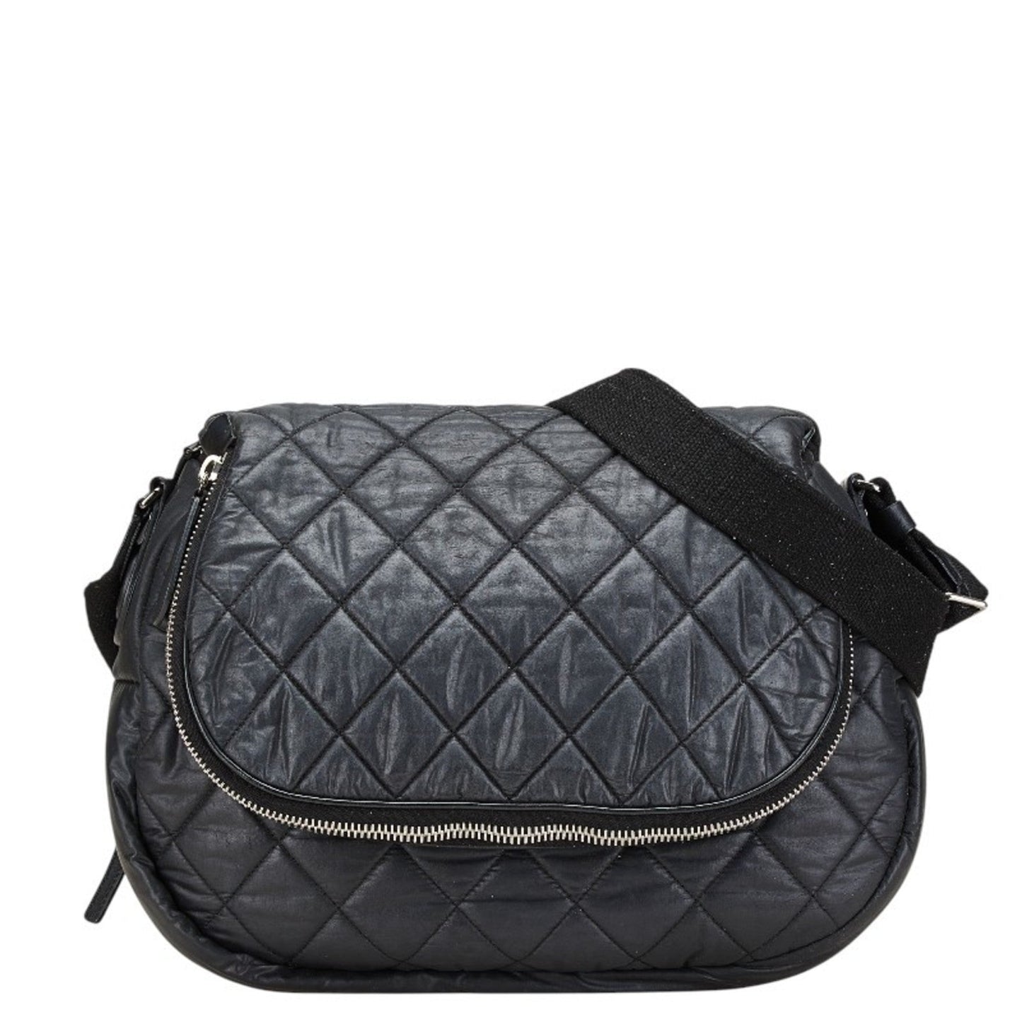 Chanel Black Leather Shoulder Bag ()