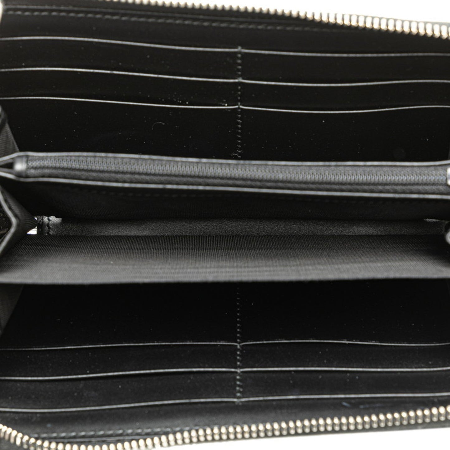 Gucci Black Leather Long Wallet (Bi-Fold) ()