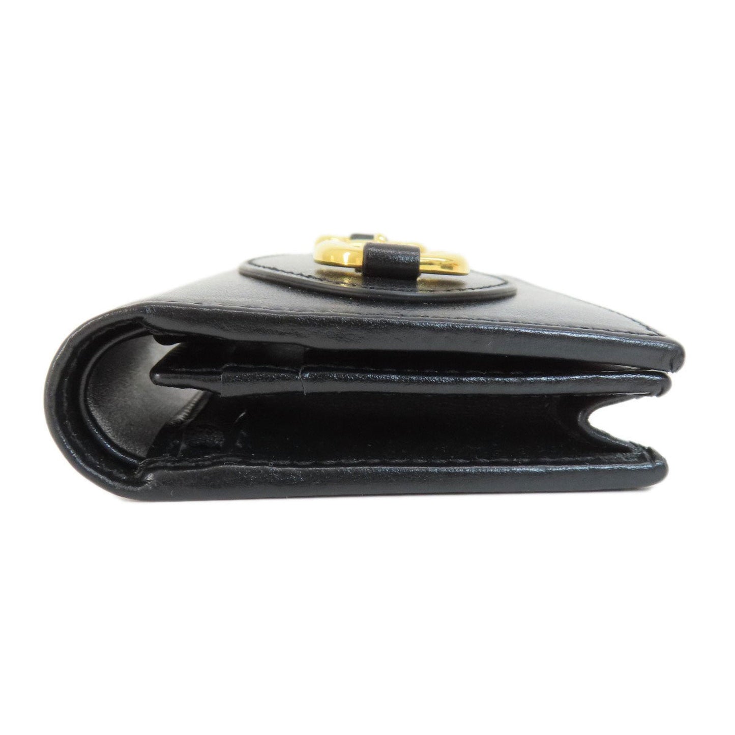Gucci Black Leather Wallet (Bi-Fold) ()