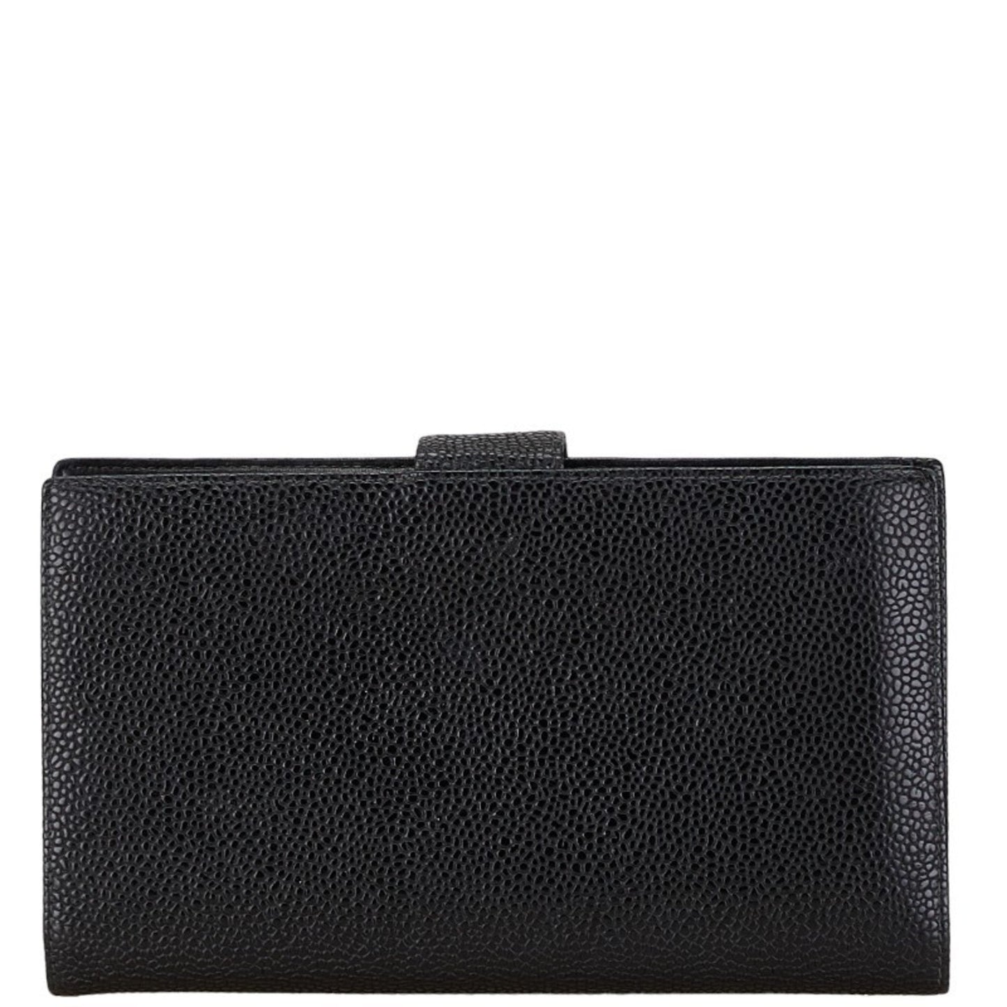 Chanel Black Grained Calfskin Coin Purse/Coin Case ()