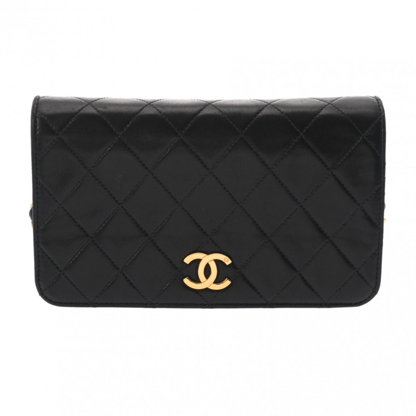 Chanel Black Leather Shoulder Bag ()