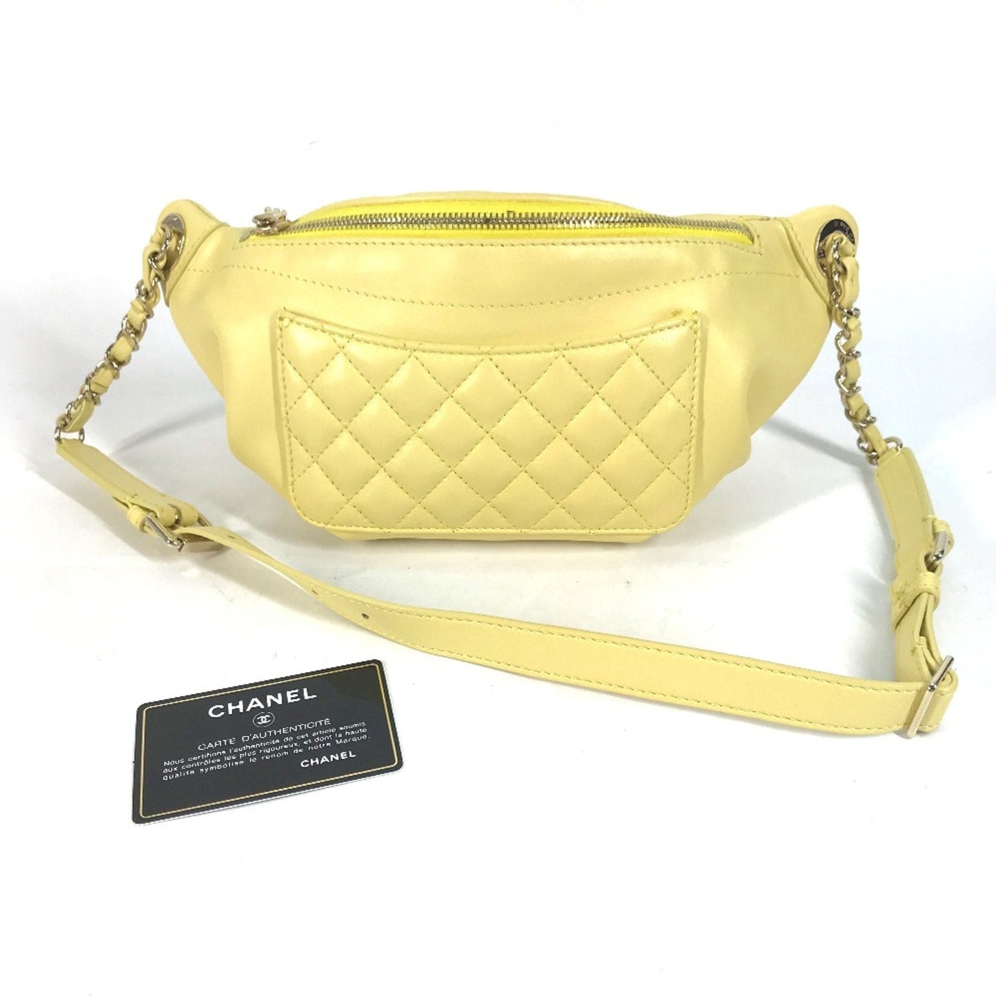 Chanel Yellow Leather Other ()