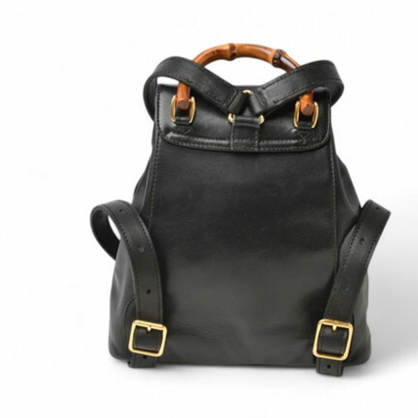 Gucci Black Leather Backpack ()