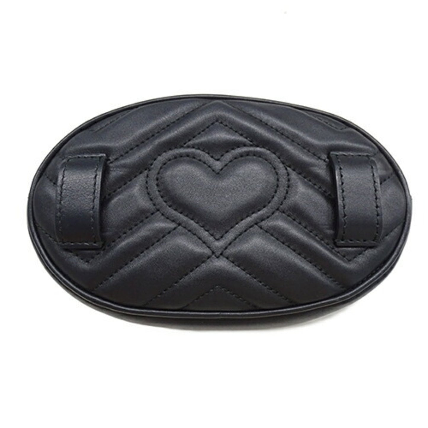 Gucci Black Leather Fanny Pack Sling Bag ()