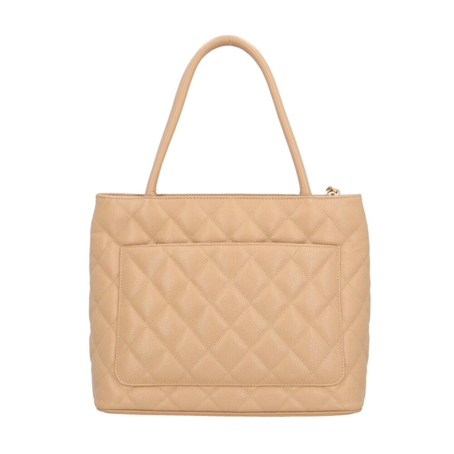 Chanel Caviar Skin Beige Caviar Leather Tote Bag ()