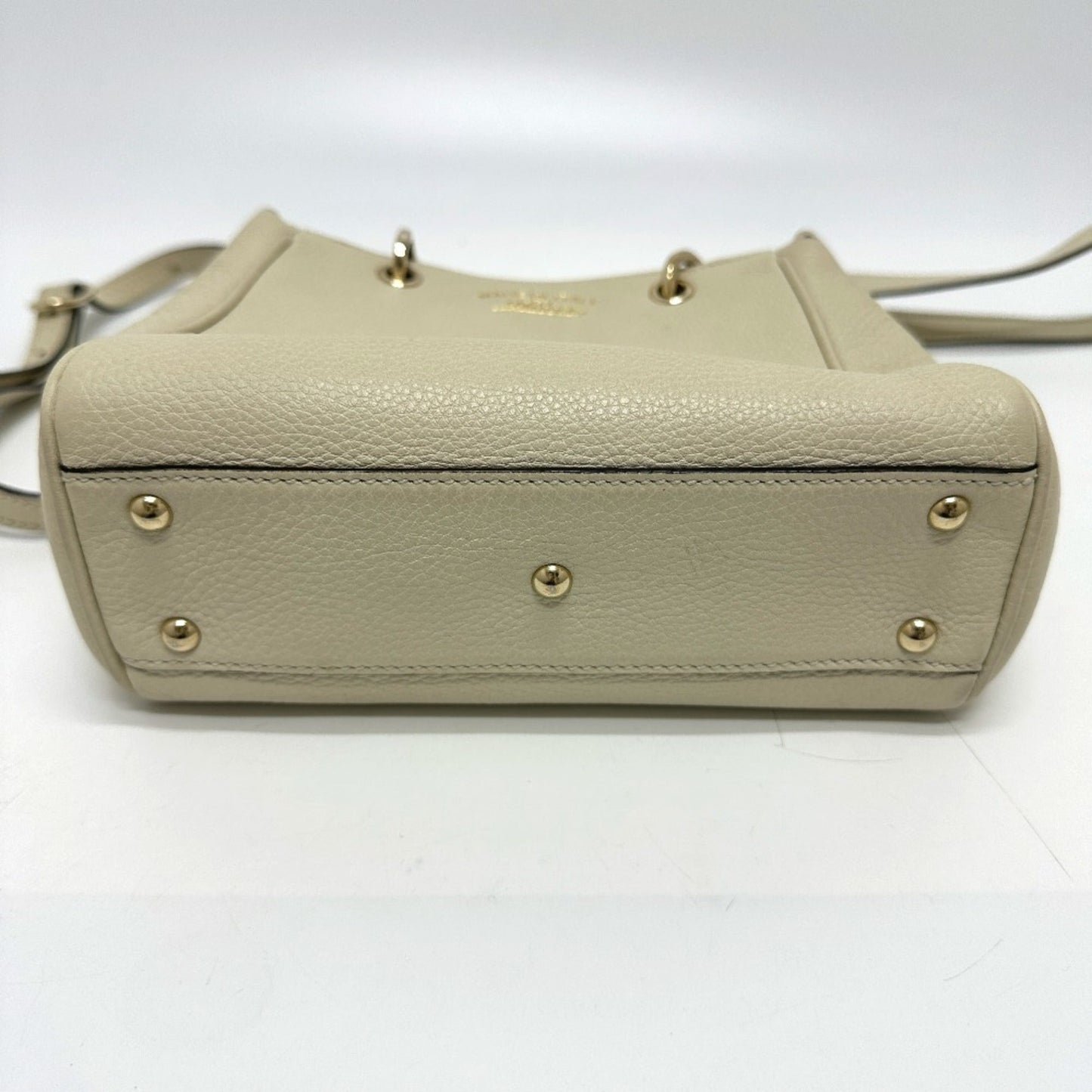 Gucci White Leather Handbag Shoulder Bag ()