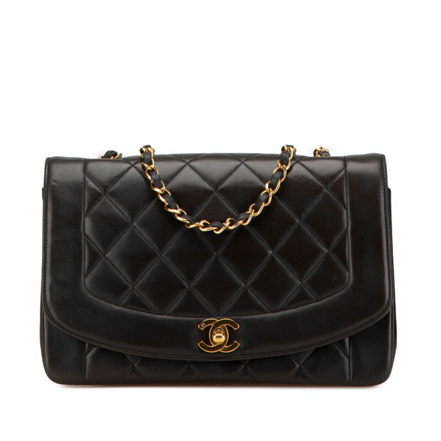Chanel Black Leather Shoulder Bag ()