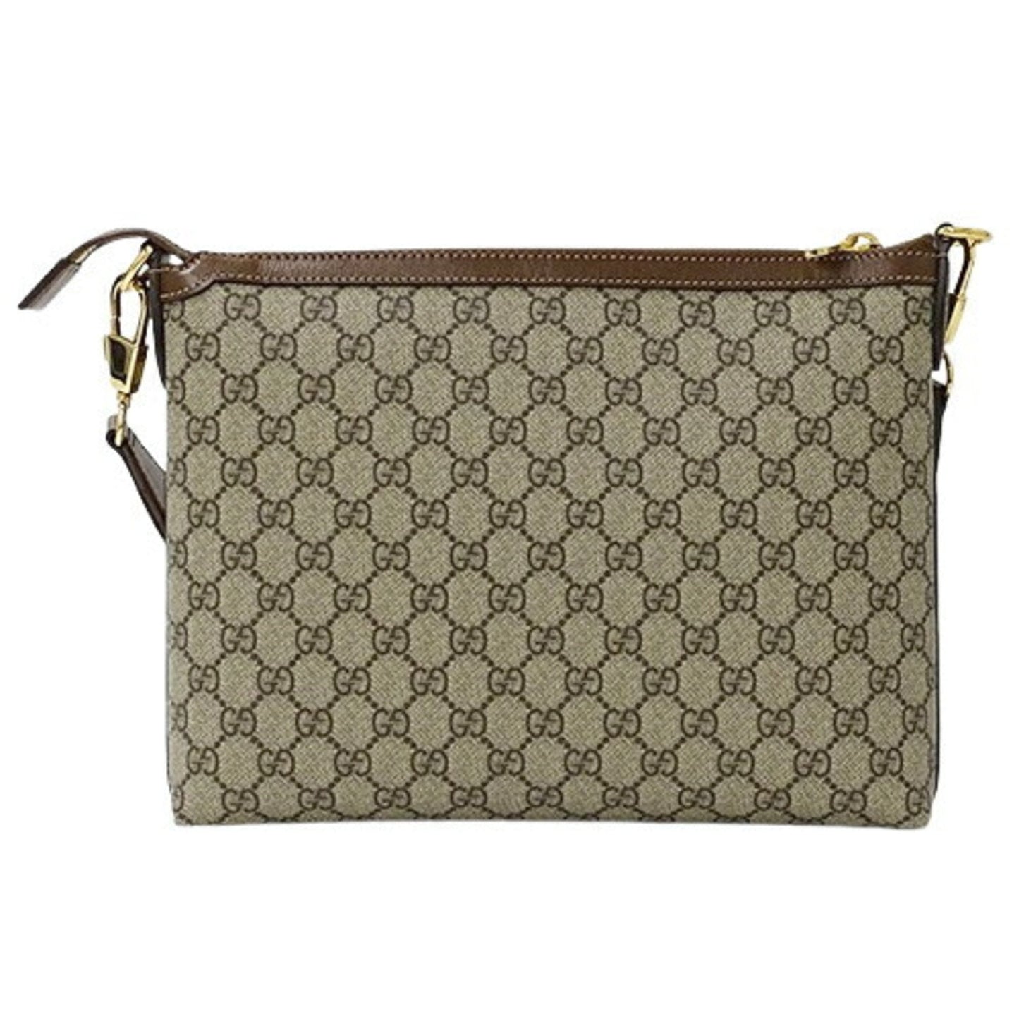 Gucci Beige Brown Gg Supreme Shoulder Bag ()