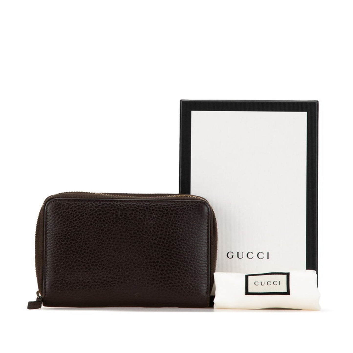 Gucci Brown Leather Wallet (Bi-Fold) ()