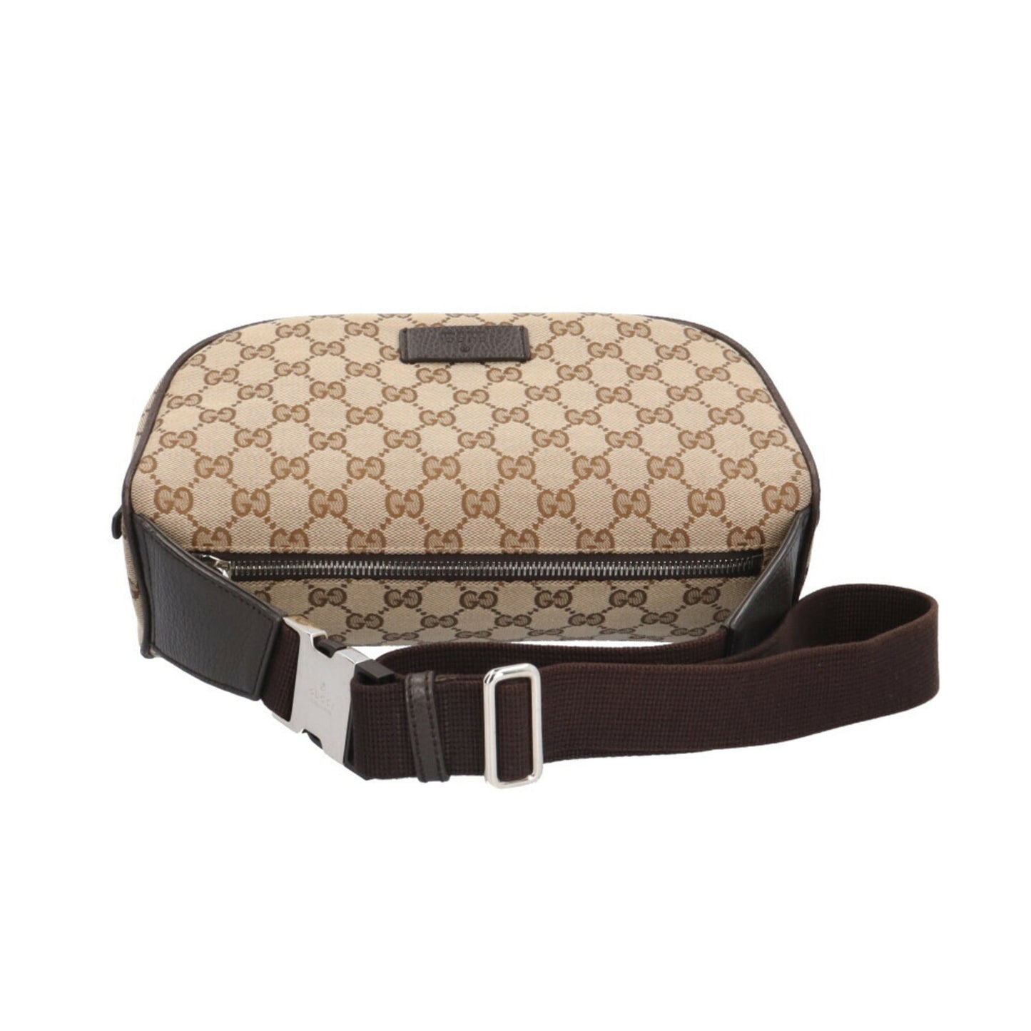 Gucci Brown Gg Canvas Sling Bag ()