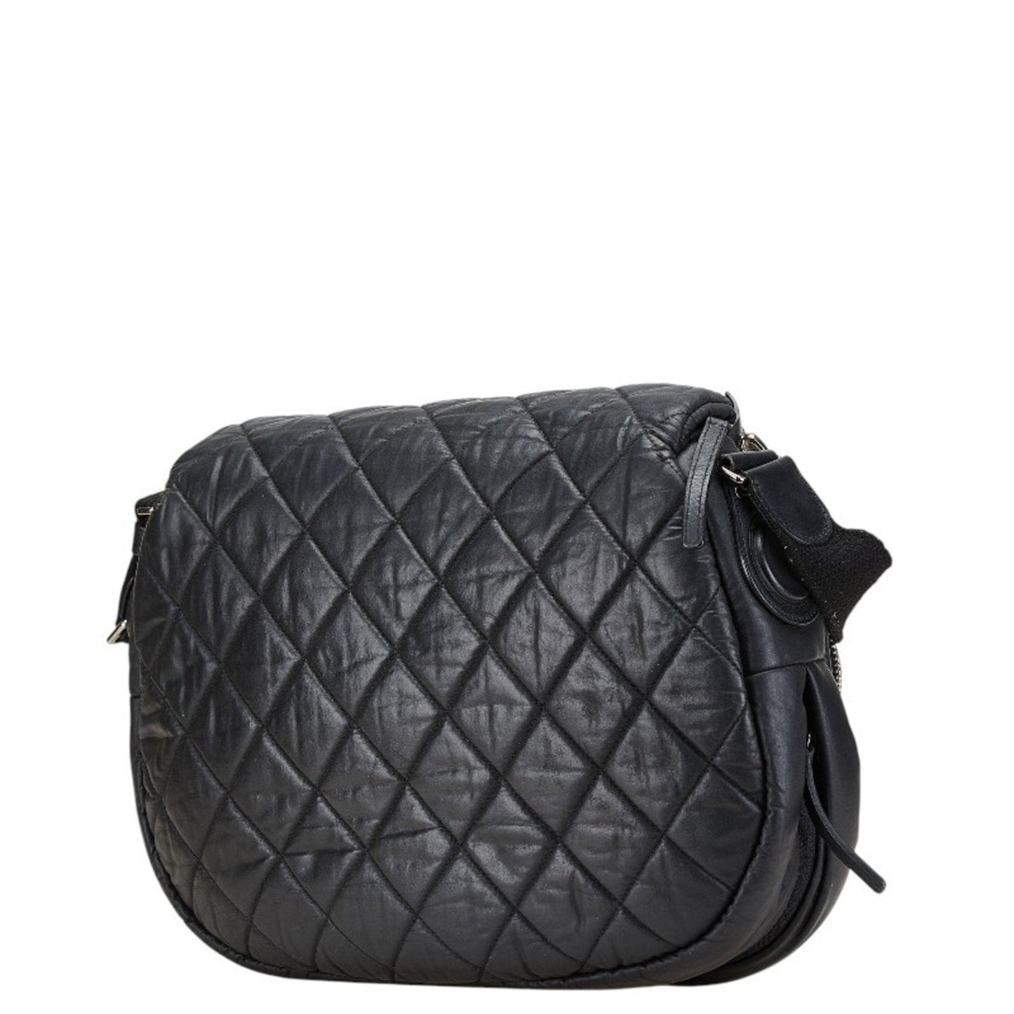 Chanel Black Leather Shoulder Bag ()